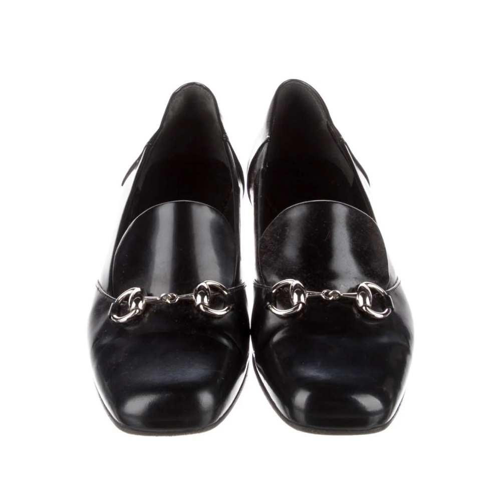 Gucci Vintage Patent Leather Loafers
